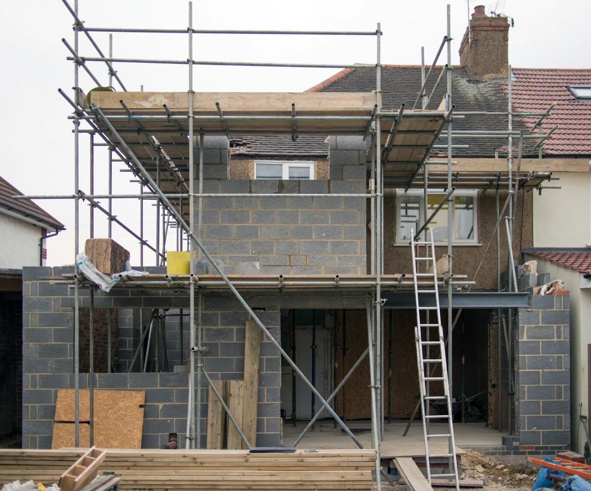 Ground floor blockwork